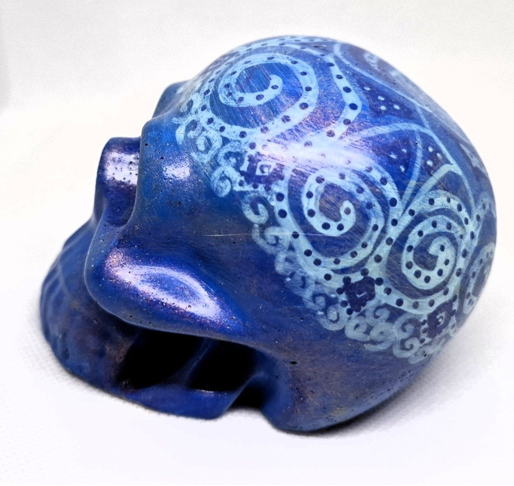 ✨💀 Blue Mystic Skull – klein, stark & voller Magie! 💀✨