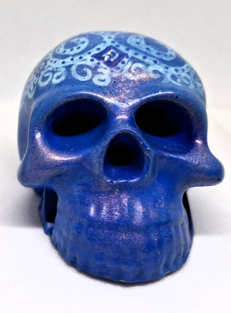 ✨💀 Blue Mystic Skull – klein, stark & voller Magie! 💀✨