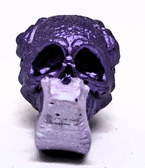 „Violetter Schneckenschädel“ – handgemacht, mystisch & außergewöhnlich 🐌💀✨